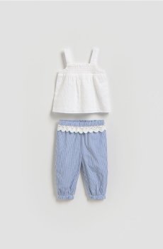 Reserved - Бавовняний комплект - білий - 707IM-00X