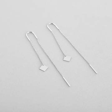 Золотые серьги Minimal 221717-б Золотые серьги Minimal 221717-б