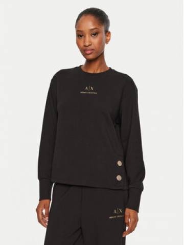 Armani Exchange Світшот 6DYM50 YJEGZ 1200 Чорний Regular Fit Armani Exchange Світшот 6DYM50 YJEGZ 1200 Чорний Regular Fit