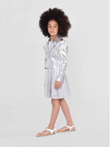 MICHAEL KORS KIDS Куртка зі штучної шкіри R16123 S Срібний Regular Fit MICHAEL KORS KIDS Куртка зі штучної шкіри R16123 S Срібний Regular Fit
