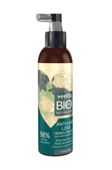 Уценка! Средство против выпадения и поседения волос Venita Bio Natural Care Anti-Hair Loss, 200 мл