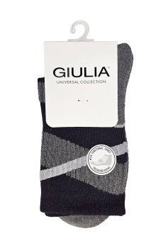 Носки универсальные Giulia US3 Work Trekking, высокие, черные, размер 36-39
