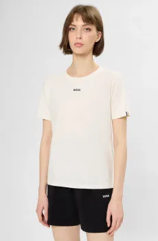 Женская белая футболка Белый M BOSS 50510322;119