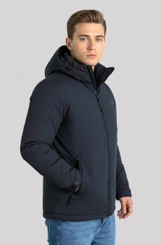Куртка зимняя мужская в темно-синем цвете SB-25298-Dark-Blue