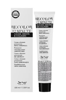 Полуперманентная крем-краска для волос Be Hair Be Color Permanent Colouring Cream 12 Minute 1.0 Black, 100 мл