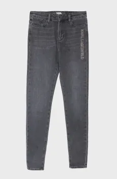 Женские серые джинсы Серый 24 Karl Lagerfeld 235W1105