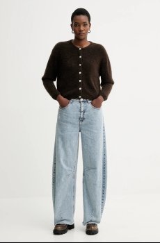 Кардиган с примесью шерсти American Vintage GILET ML COL ROND