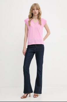 Morgan льняная футболка