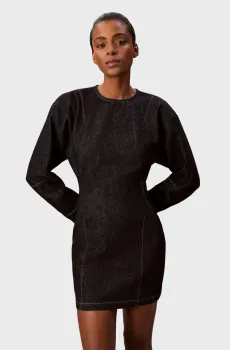 Женское темно-синее джинсовое платье ARTICULATED Синий S Calvin Klein Jeans LV047D703G