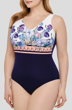 Женский купальник с узором Разноцветный 40D MARC&ANDRE L2002-P-491