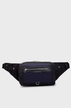 Мужская темно-синяя поясная сумка TH PREMIUM NYLON CROSSBODY Синий ONESIZE Tommy Hilfiger AM0AM12501