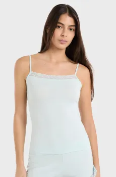 Женский голубой топ KITTY Голубой M Etam 6557884