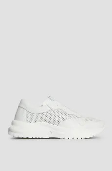 Женские белые кожаные кроссовки Белый 36 Baldinini D4E606T1VIFO;9000