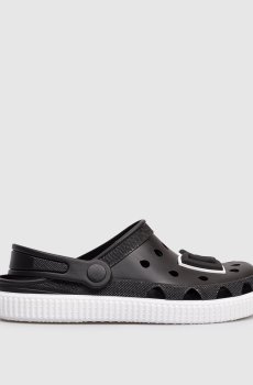 Детские черные сабо