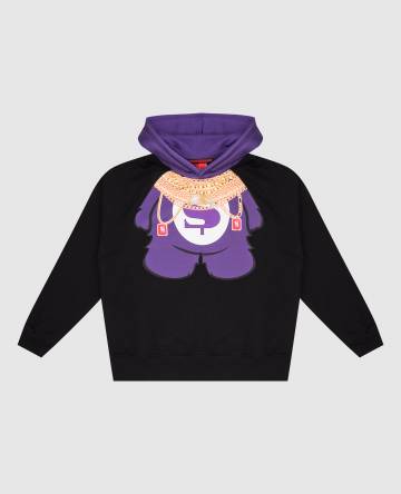 Детское черное худи Many Chains Bear Детское черное худи Many Chains Bear