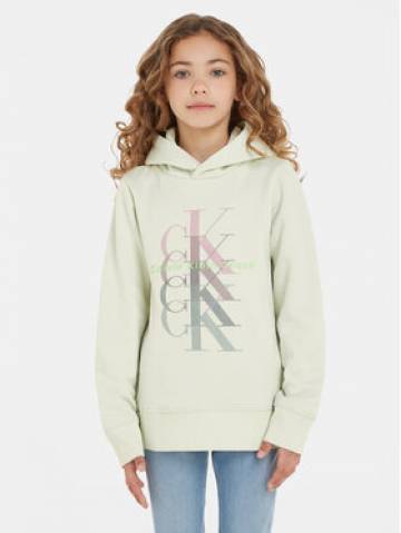 Calvin Klein Jeans Світшот IG0IG02211 Зелений Regular Fit Calvin Klein Jeans Світшот IG0IG02211 Зелений Regular Fit