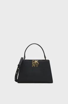 Женская черная кожаная сумка FOSTER Черный ONESIZE DKNY R52D1L93