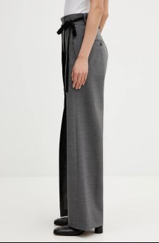 Брюки с добавлением шерсти MM6 Maison Margiela