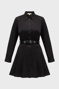 Женское черное платье MINI DRESS Черный L Michael Kors MS48282F4C
