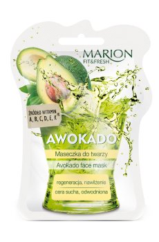 Уценка! Маска для лица Marion Fit & Fresh Avocado Face Mask, 7.5 мл