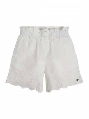 Guess Шорти з тканини J3GD07 WCVM0 Білий Relaxed Fit Guess Шорти з тканини J3GD07 WCVM0 Білий Relaxed Fit