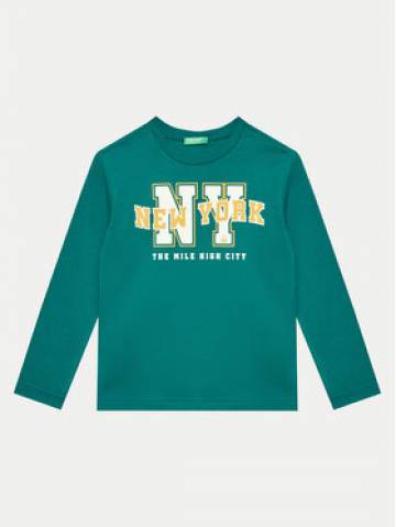 United Colors Of Benetton Блузка 3096C10LF Зелений Regular Fit United Colors Of Benetton Блузка 3096C10LF Зелений Regular Fit