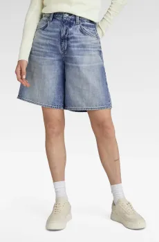 Женские синие джинсовые шорты Barrel Loose Short Синий 26 G-Star RAW D24370,D536