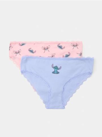 Бавовняні трусики, 2 пари Stitch - різнобарвний Бавовняні трусики, 2 пари Stitch - різнобарвний