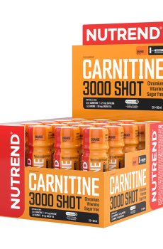 Карнитин Nutrend Carnitine 3000 Shot 3000 шот со вкусом апельсина, в жидкости, 20*60 мл