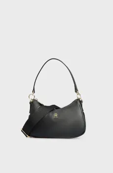 Женская черная сумка POPPY REFORM SHOULDER BAG Черный ONESIZE Tommy Hilfiger AW0AW16476