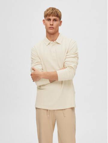 Selected Homme Поло 16088553 Бежевий Regular Fit Selected Homme Поло 16088553 Бежевий Regular Fit