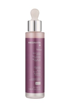 Успокаивающая ночная сыворотка Medavita Velour Night Reset Serum pH 6.5 для чувствительной кожи головы и лица, 50 мл