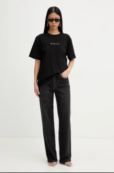 Хлопковая футболка Pinko