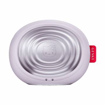 Электронная звуковая термощетка для лица Geske Sonic Thermo Facial Brush 5 в 1 by Hello Kitty фиолетовый