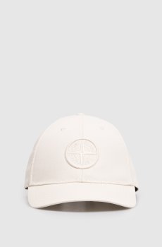 Белая кепка с логотипом