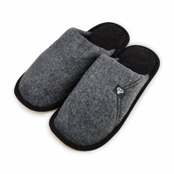Мужские комнатные тапочки 2Step закрытые, серые, размер 44-45 (WMSL2025-1-Blk) Мужские комнатные тапочки 2Step закрытые, серые, размер 44-45 (WMSL2025-1-Blk)