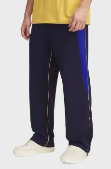 Мужские темно-синие спортивные брюки Best Tricot Pnt Side Stripe Синий XL Under Armour 6000661-410