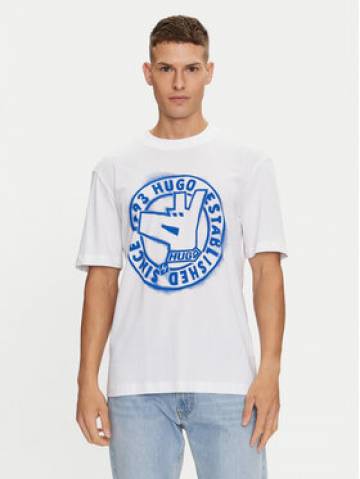 Hugo Футболка Norieles 50519387 Білий Regular Fit Hugo Футболка Norieles 50519387 Білий Regular Fit