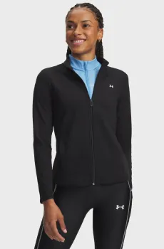 Женская черная спортивная кофта Motion FZ Черный M Under Armour 6013776-008