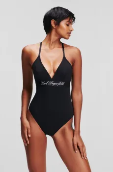 Женское черное боди HOTEL KARL BODY Черный L Karl Lagerfeld 240W2132