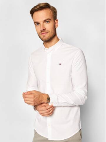 Tommy Jeans Сорочка Oxford DM0DM09594 Білий Slim Fit Tommy Jeans Сорочка Oxford DM0DM09594 Білий Slim Fit