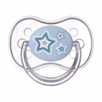 Пустышка силиконовая симметрична Canpol Babies Newborn baby, синие звезды, с рождения до 6 месяцев, 1 шт (22/580_blu) Пустышка силиконовая симметрична Canpol Babies Newborn baby, синие звезды, с рождения до 6 месяцев, 1 шт (22/580_blu)