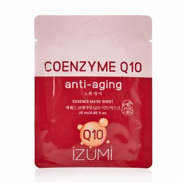 Тканевая маска для лица IZUMI Q10 Essence Mask с коэнзимом, 25 мл Тканевая маска для лица IZUMI Q10 Essence Mask с коэнзимом, 25 мл