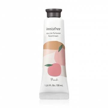 Парфюмированный крем для рук Innisfree Jeju Life Perfumed Hand Cream 06 Peach, 30 мл Парфюмированный крем для рук Innisfree Jeju Life Perfumed Hand Cream 06 Peach, 30 мл