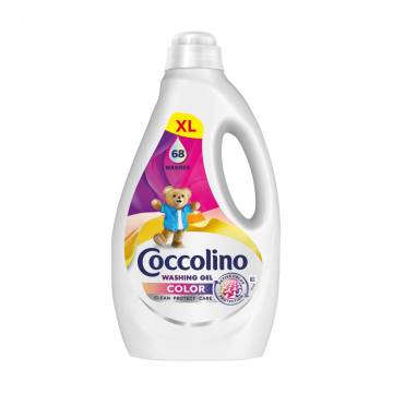 Гель для стирки цветных вещей Coccolino Care Color 68 стирки, 2.72 л Гель для стирки цветных вещей Coccolino Care Color 68 стирки, 2.72 л