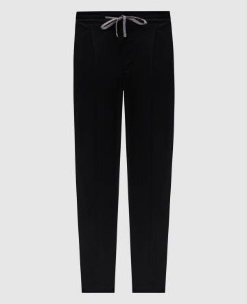 Черные брюки с шерстью