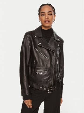 Boss Шкіряна куртка Safiyana 50518257 Чорний Oversize Boss Шкіряна куртка Safiyana 50518257 Чорний Oversize