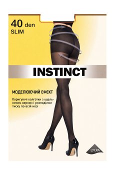 Колготки женские Instinct Slim, 40 DEN, Natural, размер 4