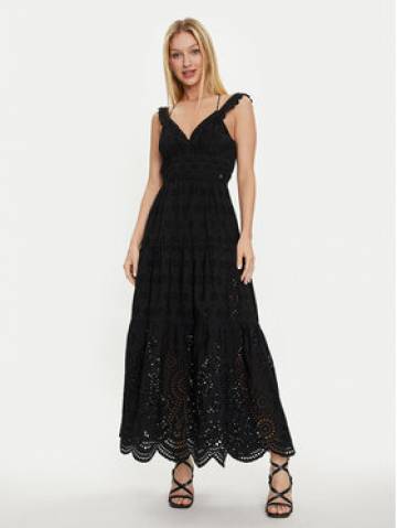Guess Літня сукня Sl Palma Long W4GK46 WG571 Чорний Regular Fit Guess Літня сукня Sl Palma Long W4GK46 WG571 Чорний Regular Fit