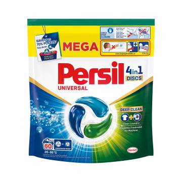 Диски для стирки Persil Universal 4 in 1 Discs Deep Clean, 60 стирки, 60 шт Диски для стирки Persil Universal 4 in 1 Discs Deep Clean, 60 стирки, 60 шт